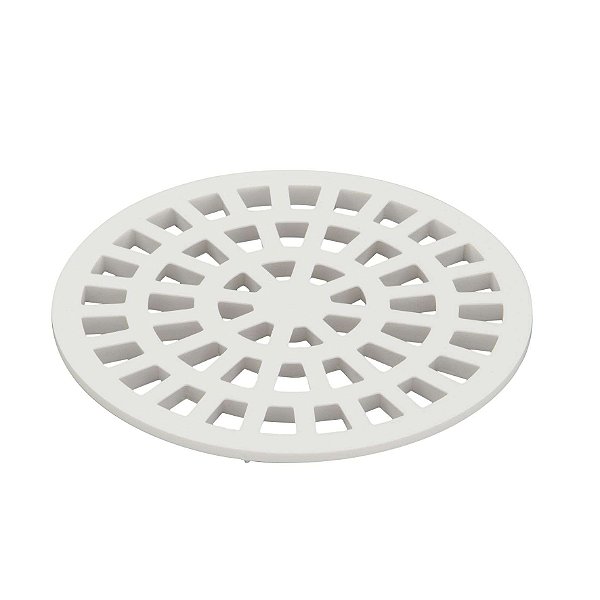 GRELHA PLASTICO 150MM REDO BRANCO ABERTO KRONA