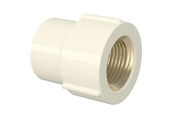 LUVA CPVC AGUA QUENTE TRANS 22X1/2"