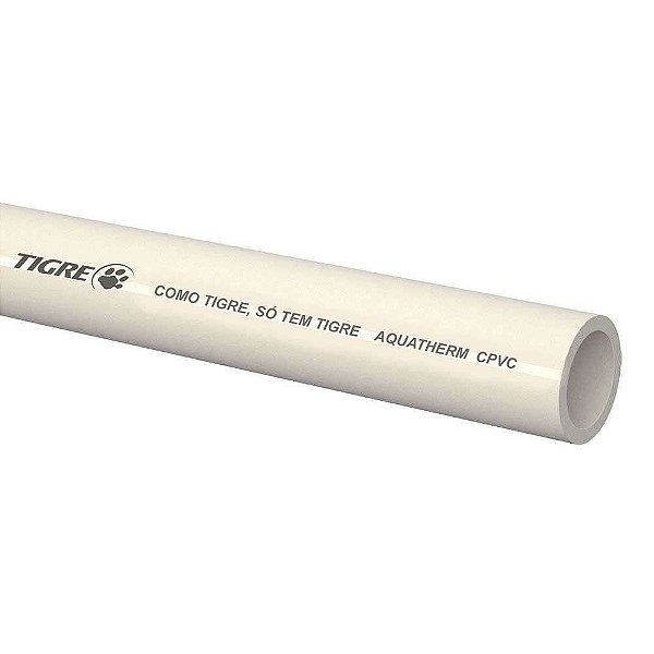 TUBO CPVC AGUA QUENTE 15MM 1/2´´ 3M