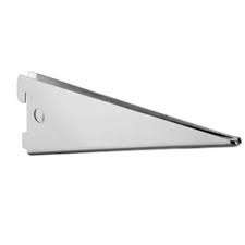 SUPORTE DUPLO PARA PRATELEIRA EM ACO 32 CM  BRANCO MULTIVISAO