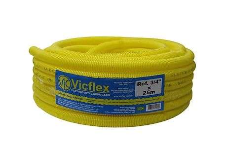 CONDUITE CORRUGADO (B) 3/4 RL 25M AMARELO