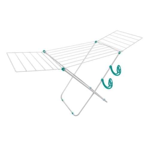 VARAL DE CHAO SECALUX ACO NAPOLES 1,40M BRANCO COM ABAS