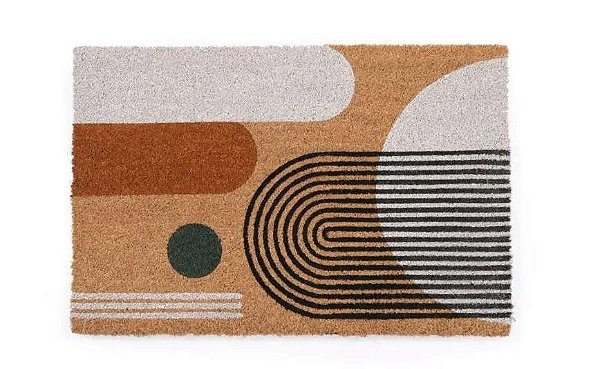 TAPETE DE ENTRADA FIBRA DE COCO URBAN 75CM X 50CM KAPAZI