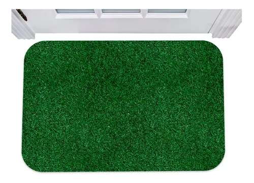 TAPETE GRAMA SINTETICA VERDE 40CM X 60CM