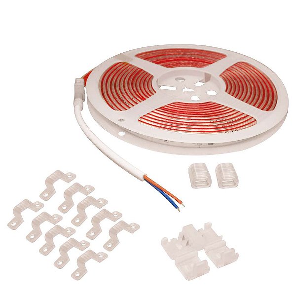 FITA LED 110V 120 LEDS PRATIK 10W 3000K 5 METROS GAYA 7290