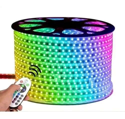 FITA LED 110V 060 LEDS 5050 RGB PLUS 12W/M 1METRO IP65 GAYA