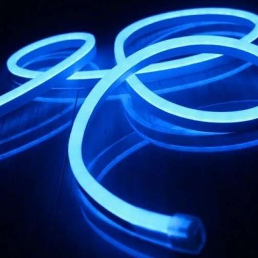 FITA NEON SLIM 110V 7.5W AZUL 5MTS GAYA 9125