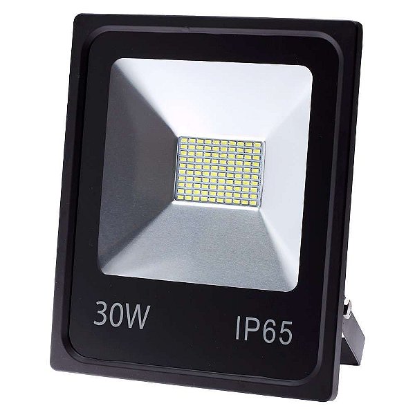 REFLETOR LED (C) 30W IP65 BRANCA 6500K 2400L