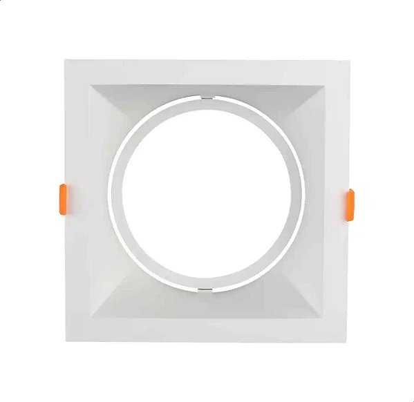 SPOT EMBUTIR BRANCO PAR20 QUADRADO 13X13X7CM GAYA 7327