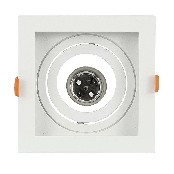 SPOT EMBUTIR PAR20 BRANCO C/SOQ E27 13X13X4,35CM GAYA 8252