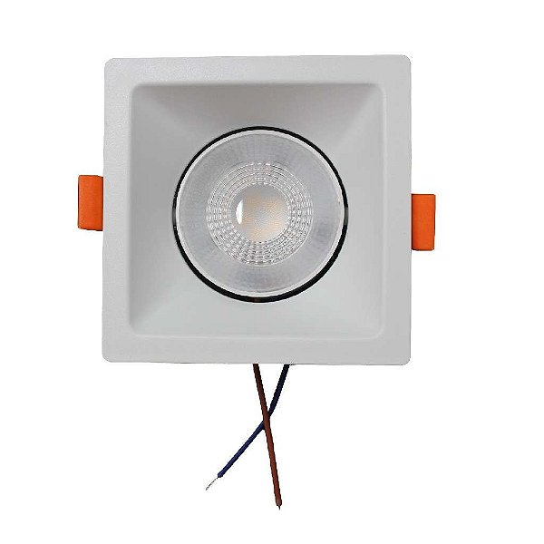 SPOT MINI ANTIOFUSCANTE QUADRADO 5W 4000K 425L Ø8CM GAYA 7266