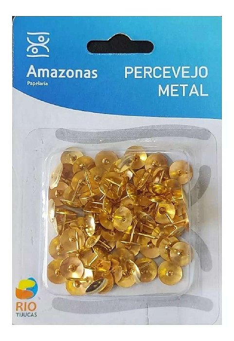 PERCEVEJO DE METAL 80 PEÇAS DOURADO
