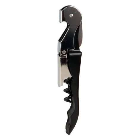 SACA ROLHA DE INOX 12CM MULTIUSO PRETO