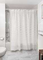 CORTINA BOX 180X180X0,08 PVA LISTRAS BRANCAS ATLAS