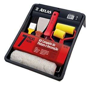 KIT DE PINTURA 7PCS COMPLETO ATLAS