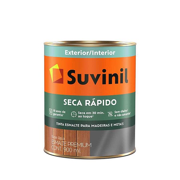 ESMALTE AGUA COR E PROTECAO ACET BRANCO 0,9 SUVINIL
