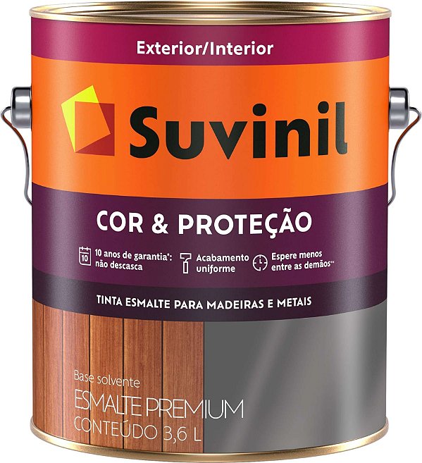 ESMALTE SOLV COR E PROTECAO BRIL BRANCO 3,6 SUVINIL