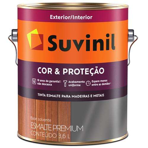 ESMALTE SOLV COR E PROTECAO FOSCO BRANCO 3,6 SUVINIL
