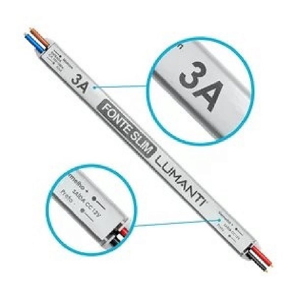 FONTE FITA LED 12V SLIM 03A 36W ELGIN