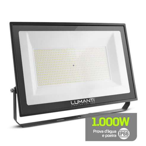 REFLETOR LED (M) 1000W 5500K BIVOLT 90000 LUMENS LUMANTI
