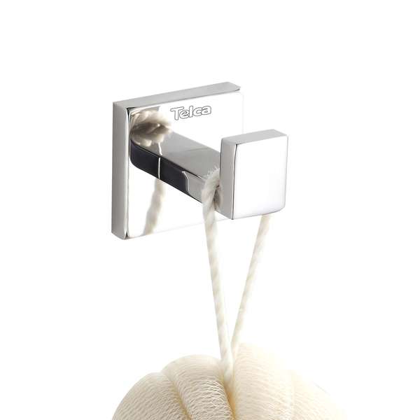 GANCHO BANHEIRO POLIDO QUADRADO TELCA 74305