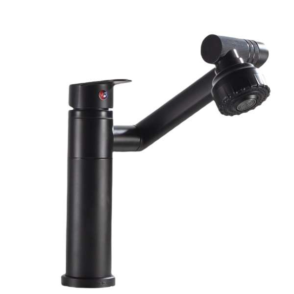 TORNEIRA LAV MESA MONOCOMANDO TOTAL FLEX COM DUCHA PRETO TELCA QSM-B9012