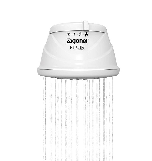 DUCHA ZAGONEL FLUIR 4 TEMPERATURA 6800W 220V BRANCO