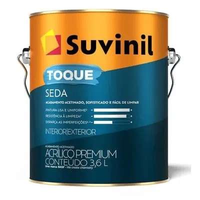 TINTA PAREDE (C) PREMI.TOQUE SEDA BRANCO FOSCO 03,6L GL SUVINIL