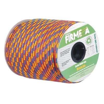 CORDA 12MM POLIESTER TRANCADA COLORIDA METRO