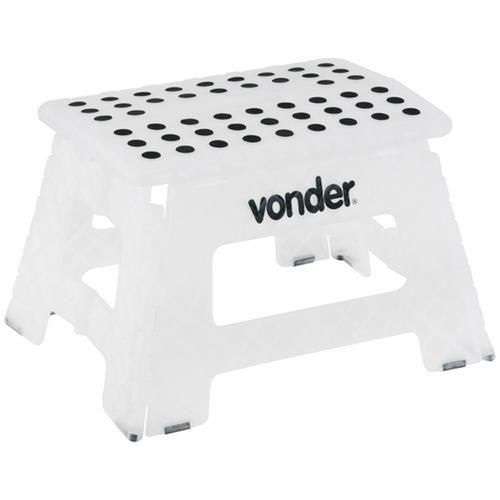 BANQUETA PLASTICO DOBRAVEL 220MM TRANSPARENTE VONDER