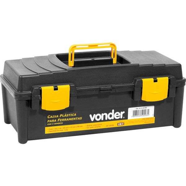 CAIXA FERRAMENTA PLASTICA VD-4038 C/01 BAND VONDER