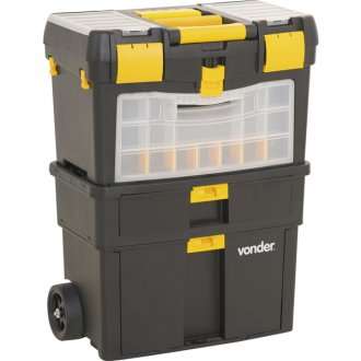 CAIXA FERRAMENTAS PLASTICA C/RODA CRV 0100 VONDER