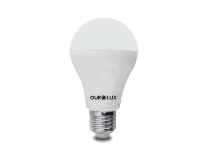 Lampada LED bulbo 12W Cor branca (6500K) Ourolux