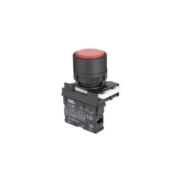 BOTAO IMPULSAO MARGIRIUS SIMPLES 1NF VERMELHO