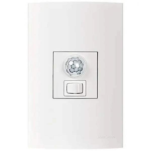 CONJUNTO SENSOR PRESENCA MARGIRIUS BIV C/ INTERRUPTOR BR CLEAN