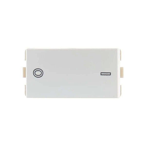 MODULO SLEEK INT BIPOLAR SIMPLES 10A-250V BRANCO MARGIRIUS