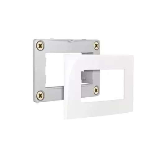 PLACA SLEEK PARA MOVEL BRANCO MARGIRIUS