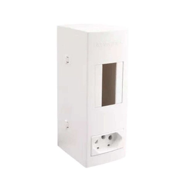 QUADRO SOBREPOR SLIM C/1 TOMADA 20A S/DISJUNTOR MARGIRIUS