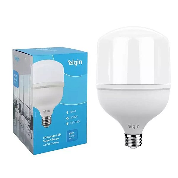 LAMPADA LED BULBO (L) 65W 6500K BIV E27 ELGIN