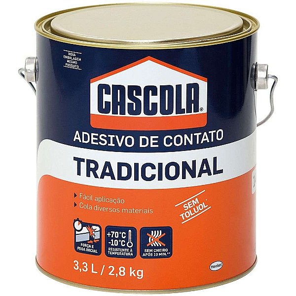 COLA CONTATO CASCOLA TRAD.S/TOL (E) 2,8KG