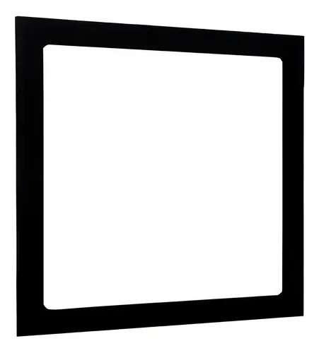 PLAFON LED BACKSTAGE EMBUTIR 24W BIV 6500K QUADRADO PRETO LUMANTI 290X290X24 2160LM