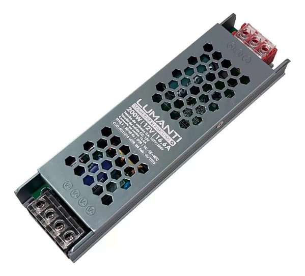 FONTE CHAVEADA 12V 33,3A SLIM FITA LED LUMANTI