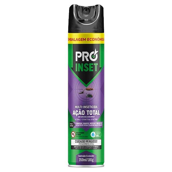 SPRAY MULTI INSETICIDA ACAO TOTAL 350ML PROINSET EMB.ECONOMICA
