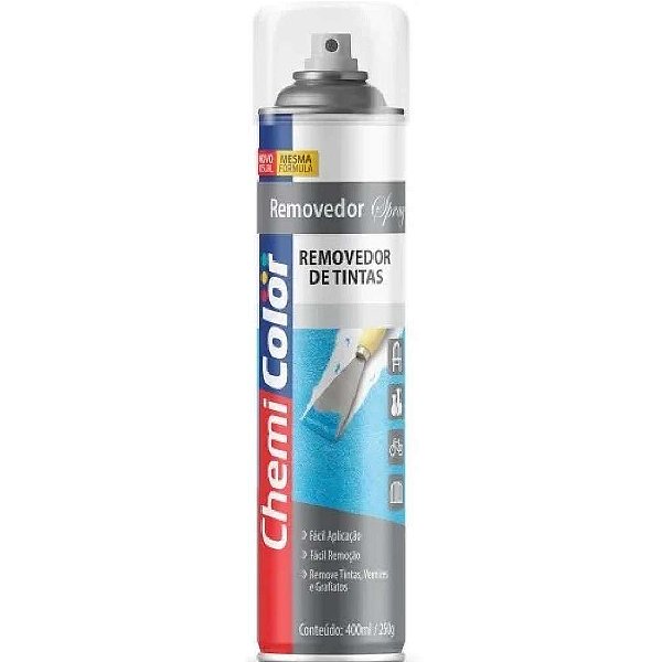 SPRAY REMOVEDOR DE TINTAS ACRILICA 400ML/250G CHEMICOLOR