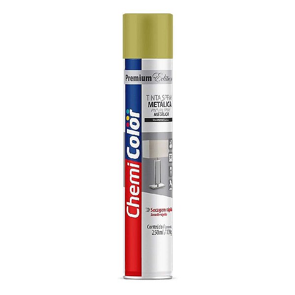 SPRAY TINTA CHEMICOLOR MET.DOURADA 250ML
