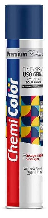 SPRAY TINTA CHEMICOLOR U.G AZUL ESCURO 250ML ARTE NOVA