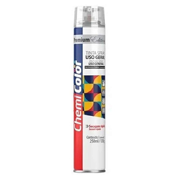 SPRAY TINTA CHEMICOLOR U.G VERNIZ FOSCO 250ML ARTE NOVA