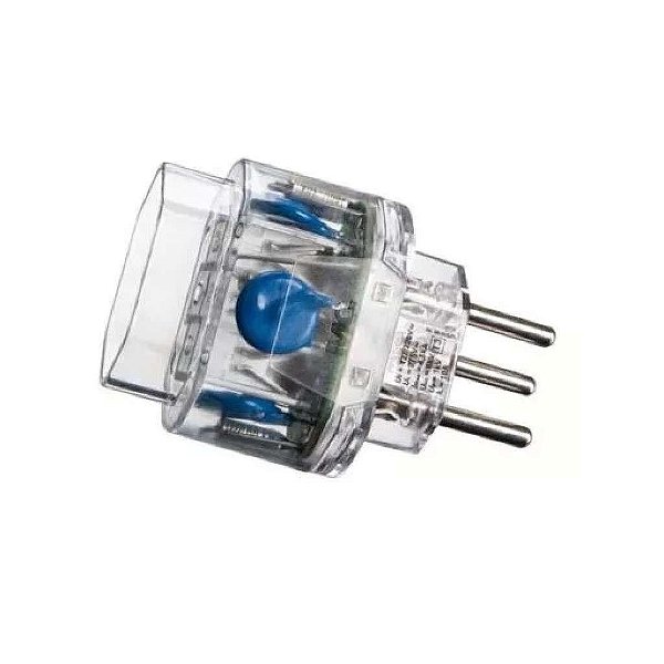 PINO PROTETOR SURTO 2P+T 10A  MARGIRIUS CRISTAL PPS1-4K5