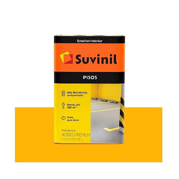 TINTA PISO AMARELO 18,0L LT SUVINIL