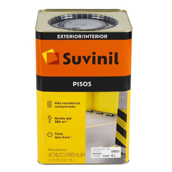 TINTA PISO SUVINIL CONCRETO PURO LT 18L